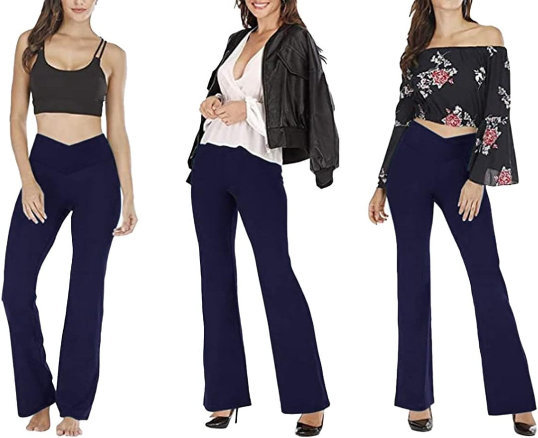 Flared Yoga Leggings - VFit-Black-2XS-Nora Luxe