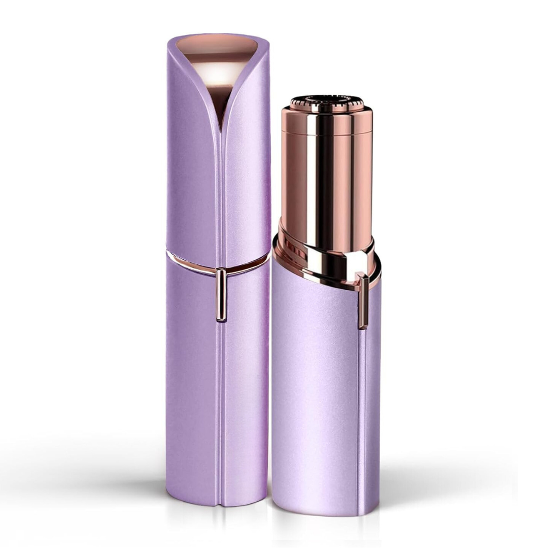 Flawless Facial Hair Remover – Discover Smooth Skin Now!-Purple-Nora Luxe