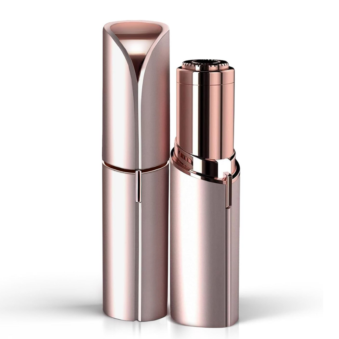 Flawless Facial Hair Remover – Discover Smooth Skin Now!-Rose Gold-Nora Luxe