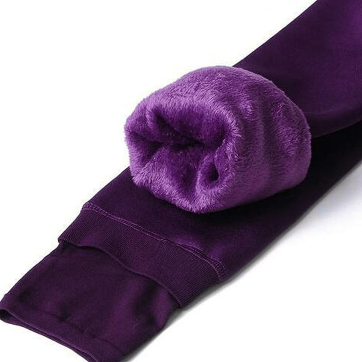 Fleece Lined Winter Leggings - Elsa-Violet-S-Nora Luxe