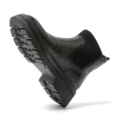 Flexible Short Ladies Boots - Elin-Black-3.5-Nora Luxe