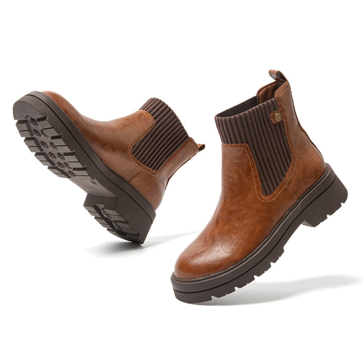 Flexible Short Ladies Boots - Elin-Black-3.5-Nora Luxe