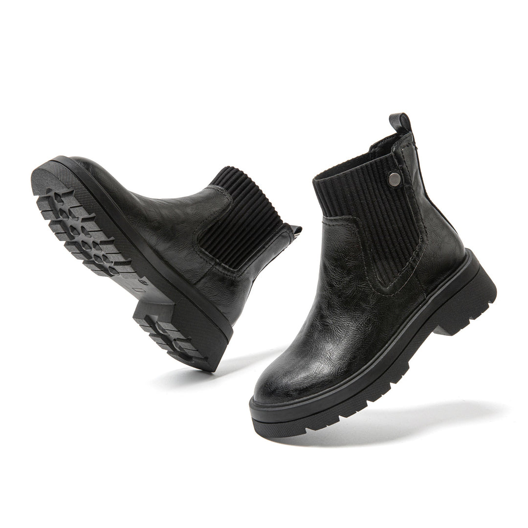 Flexible Short Ladies Boots - Elin-Black-3.5-Nora Luxe