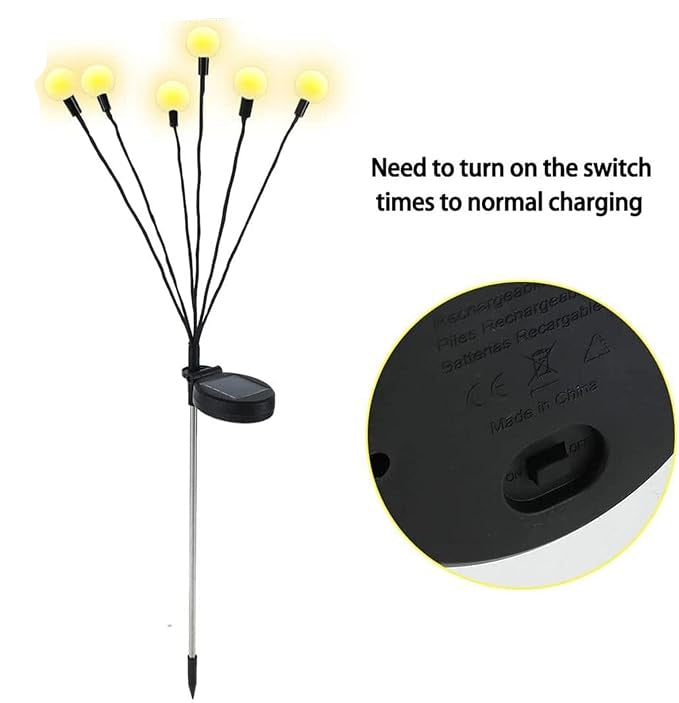 Floating Solar Garden Lights with Firefly Effect – FireGlow-Nora Luxe