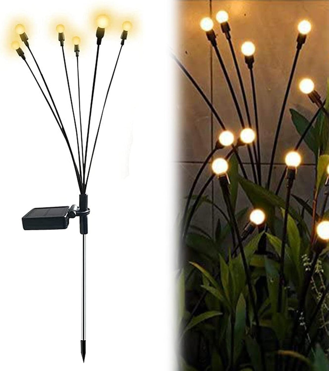 Floating Solar Garden Lights with Firefly Effect – FireGlow-Nora Luxe