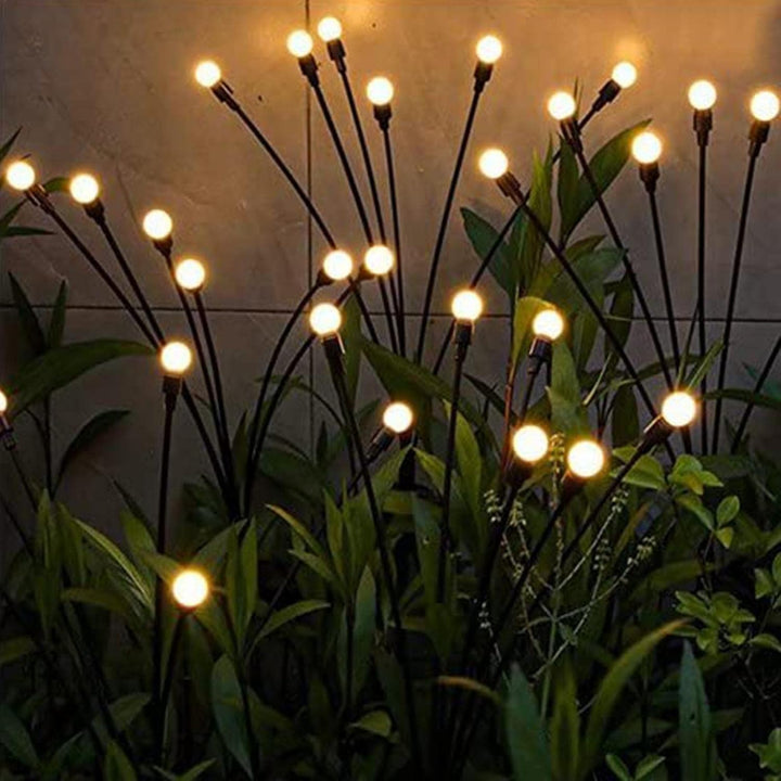 Floating Solar Garden Lights with Firefly Effect – FireGlow-Nora Luxe