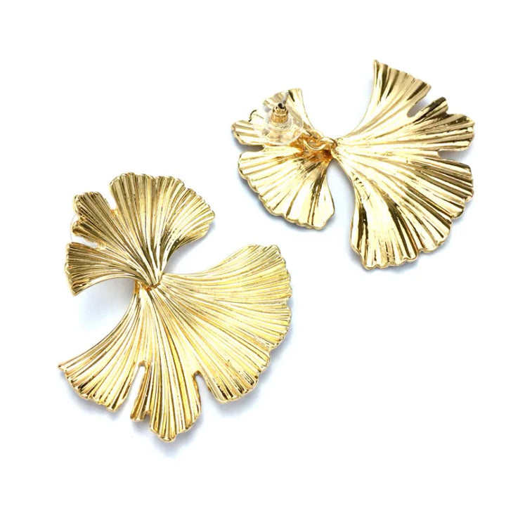 Flower Earrings in Gold and Silver - Liora-Gold-Nora Luxe