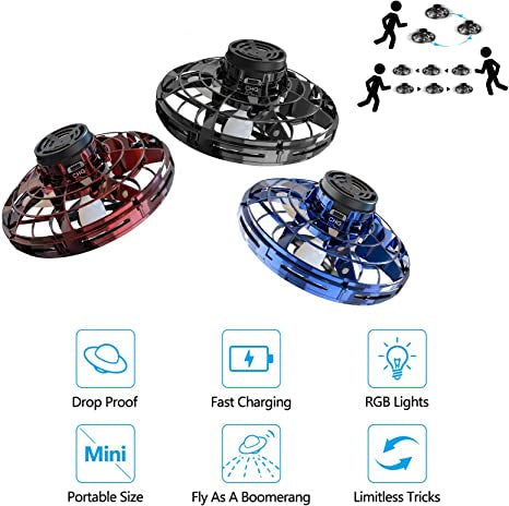 Flying Infrared UFO - SkyTwirl-Blue-Nora Luxe