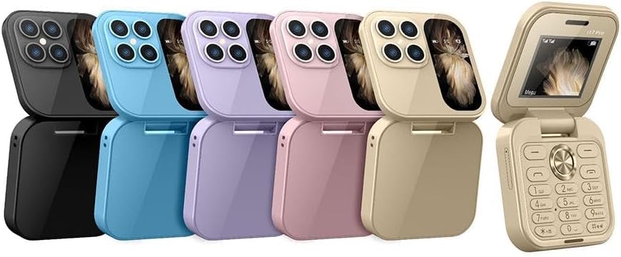 Foldable Mini Phone – FlipLite-Black-Nora Luxe