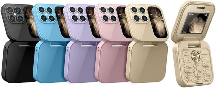 Foldable Mini Phone – FlipLite-Black-Nora Luxe