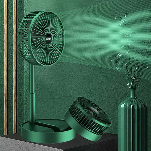 Foldable Portable Fan - CoolWave-Green-Nora Luxe