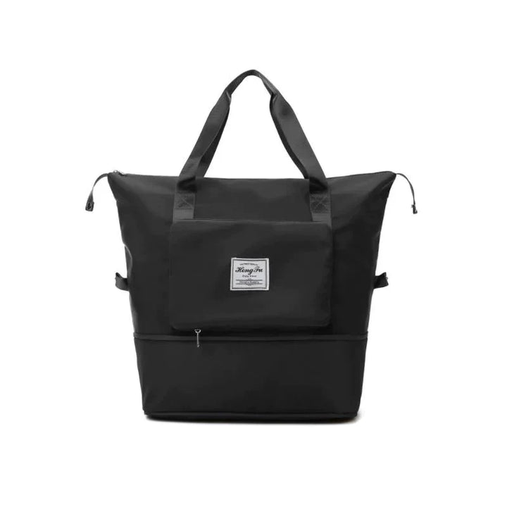 Foldable Travel Bag - FlexiCarry-Black-Nora Luxe