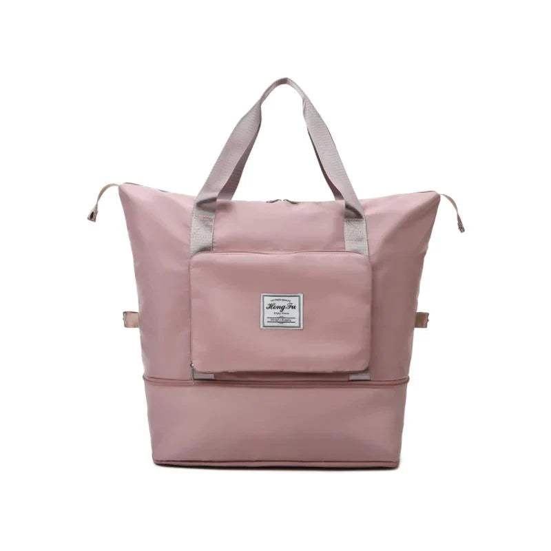 Foldable Travel Bag - FlexiCarry-Black-Nora Luxe
