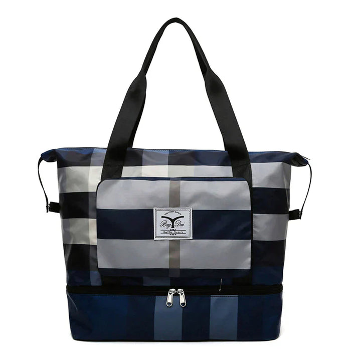 Foldable Travel Bag - FlexiCarry-Dark Blue-Nora Luxe