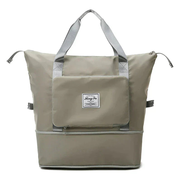 Foldable Travel Bag - FlexiCarry-Gray-Nora Luxe