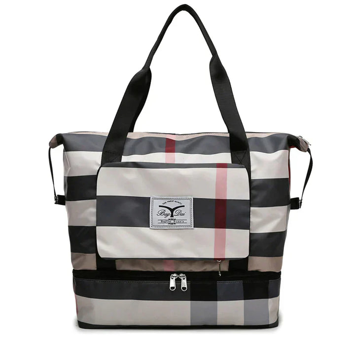 Foldable Travel Bag - FlexiCarry-Khaki-Nora Luxe