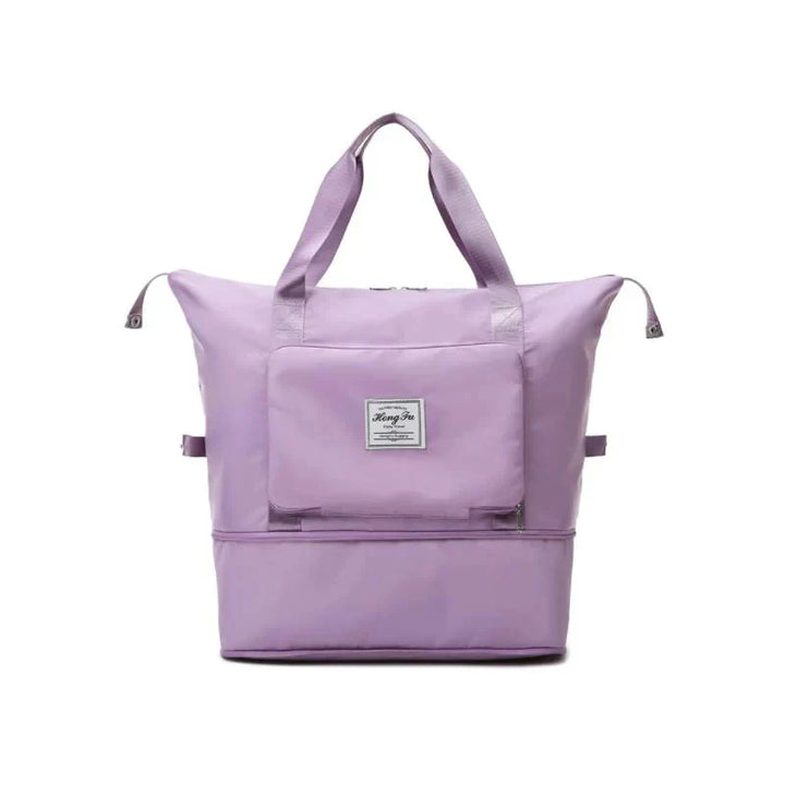 Foldable Travel Bag - FlexiCarry-Purple-Nora Luxe