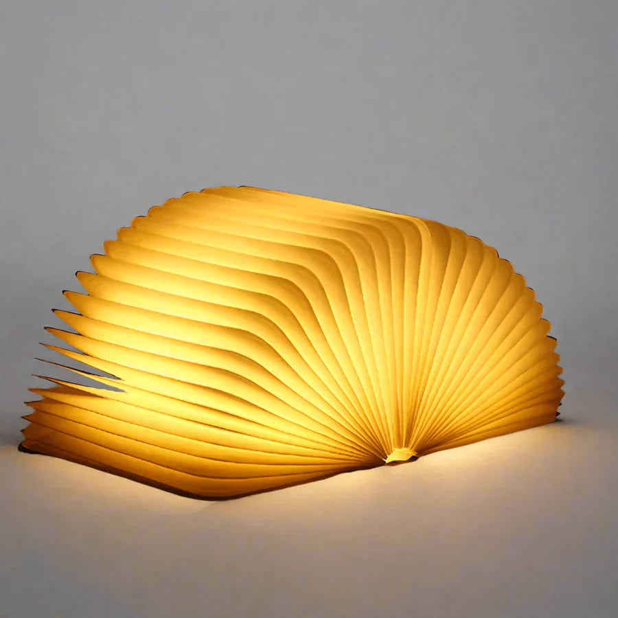 Folding Book Lamp with Warm LED Lighting - StoryGlow-The Livary
