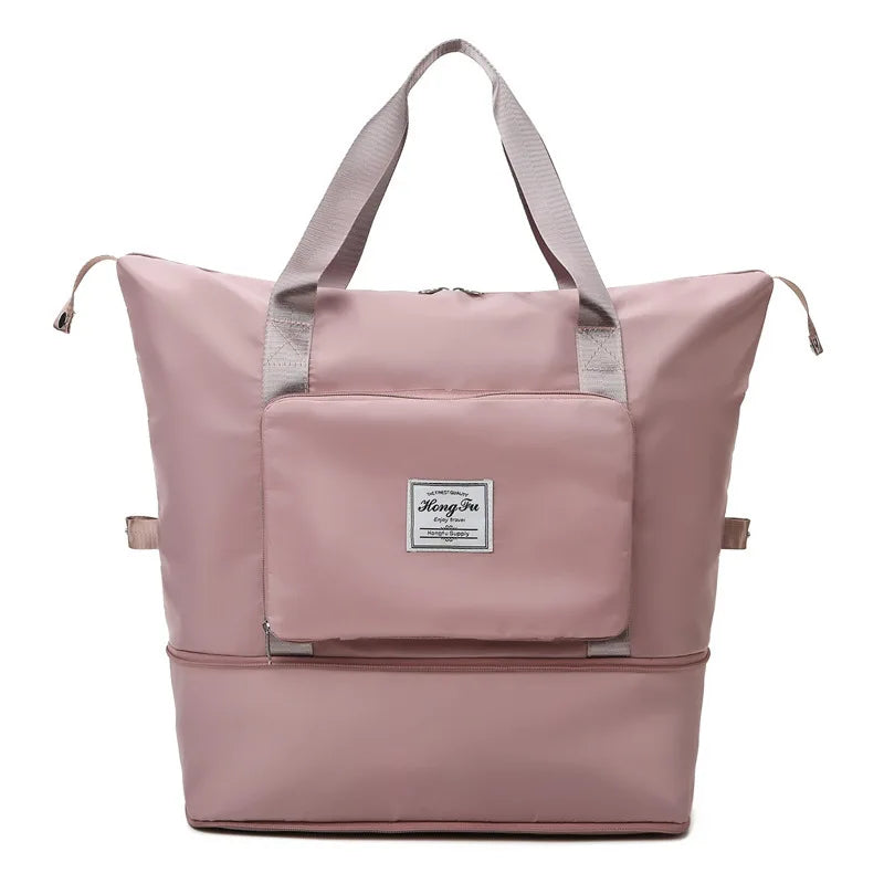 Folding Suitcase - FlexCarry-Pink-Nora Luxe