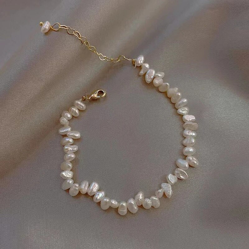 FRESHWATER PEARL BRACELET-Nora Luxe
