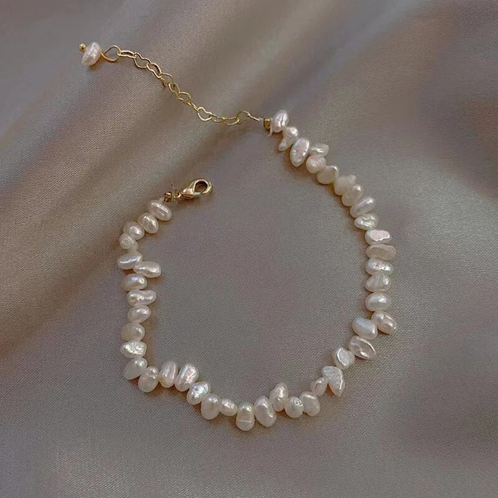FRESHWATER PEARL BRACELET-Nora Luxe