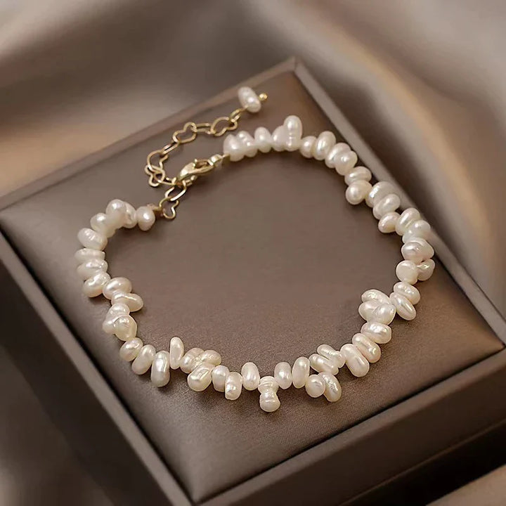 FRESHWATER PEARL BRACELET-Nora Luxe
