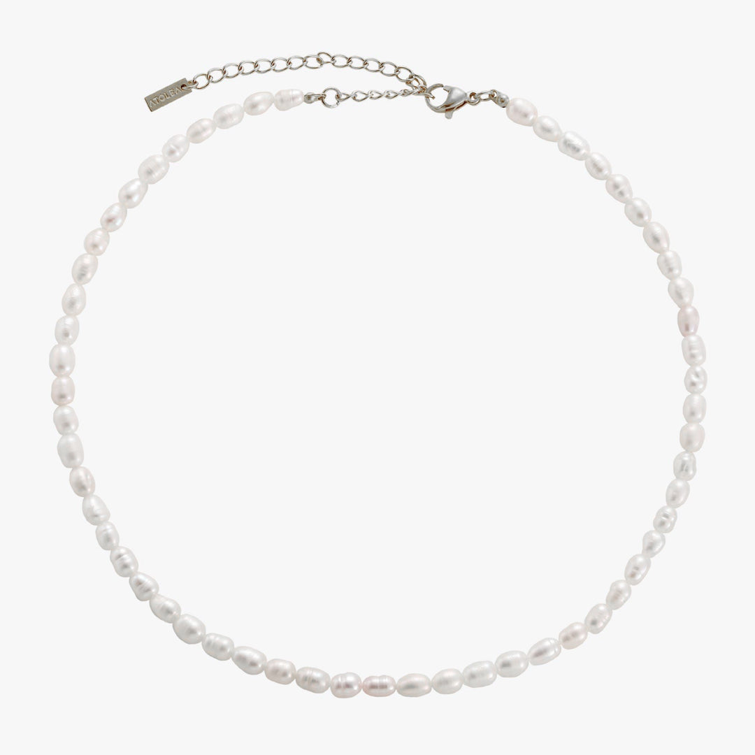 Freshwater Pearl Choker - Amélie-Silver-Nora Luxe