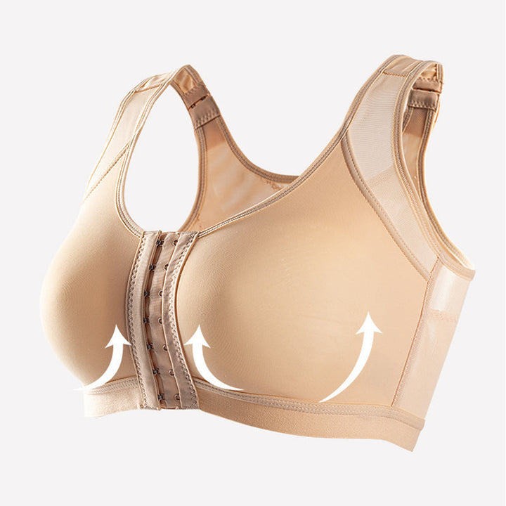 Front Closure Bra - ComfortLift-Cream-S-Nora Luxe