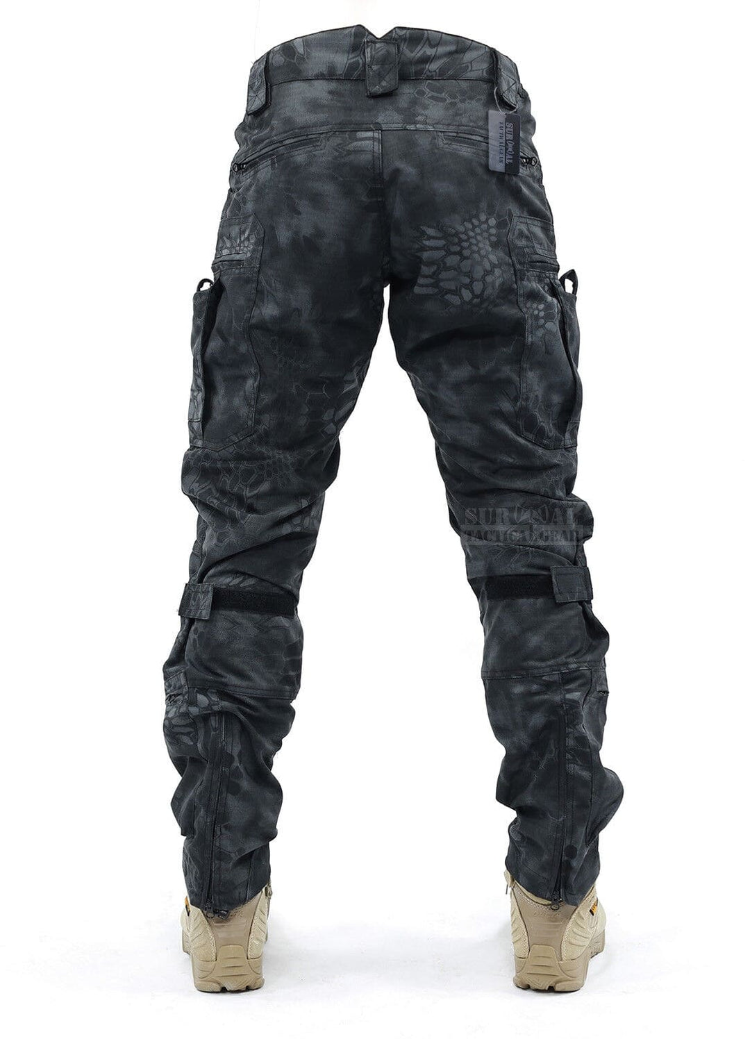 Functional Cargo Trousers for Men - Liam-Gray-32-Nora Luxe