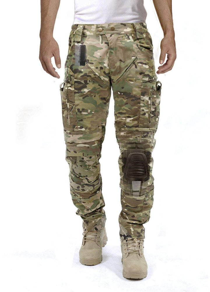 Functional Cargo Trousers for Men - Liam-Green B-32-Nora Luxe