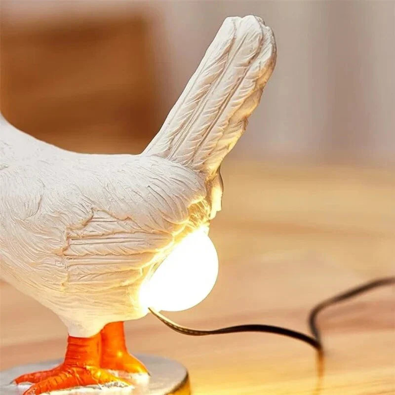 Funny Chicken Table Lamp - ChickLite-Nora Luxe