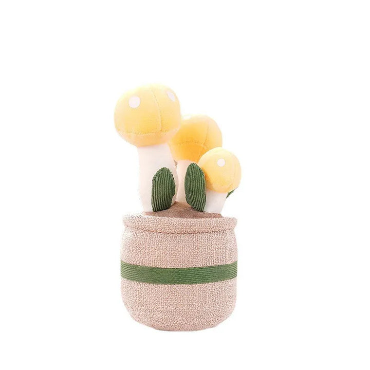 Funny Flower Cuddle - BloomBuddy-Yellow Mushroom-Nora Luxe