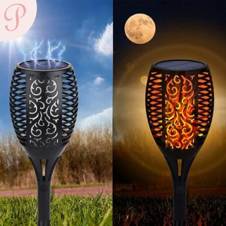 Garden Torches LED Lighting - SolarFlame-Nora Luxe