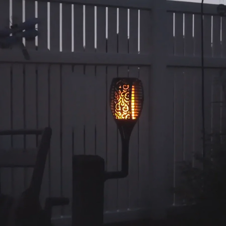 Garden Torches LED Lighting - SolarFlame-Nora Luxe