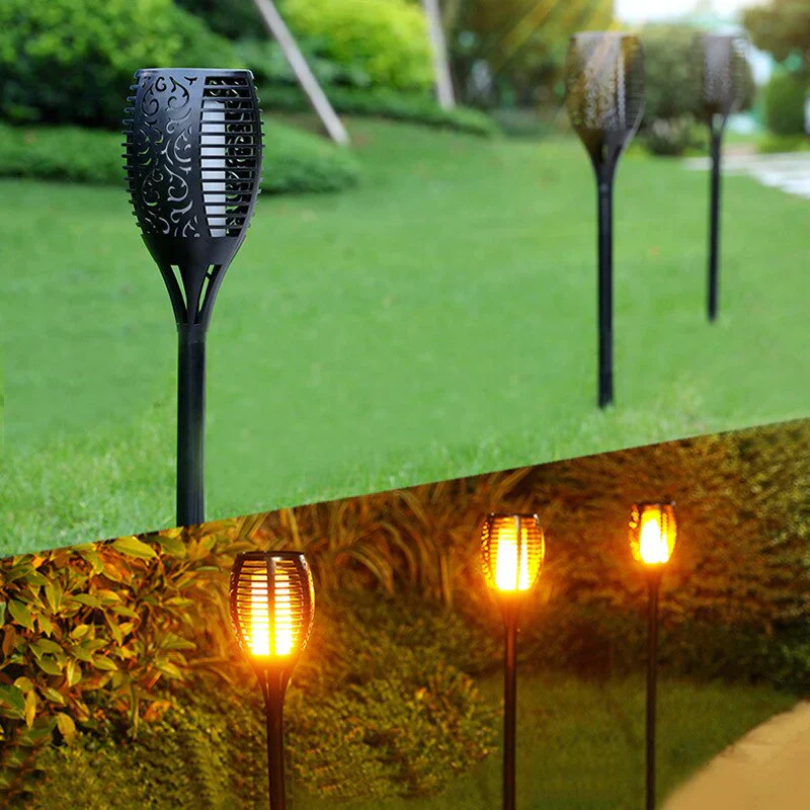 Garden Torches LED Lighting - SolarFlame-Nora Luxe