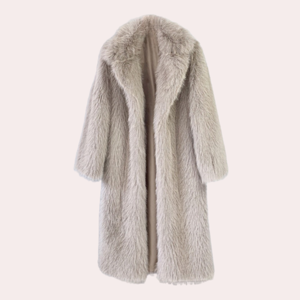 Gariela - Comfy Long Teddy Coat-XS-Nora Luxe