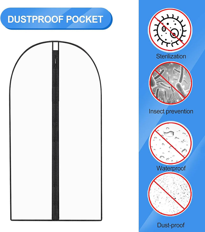 Extra-Long Dress & Gown Garment Bag – 71" (180.34 cm)Protective Covers with Handles (Buy 1, Get 1 FREE)