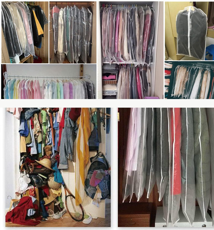Clear Garment Storage Bags – Pack of 5 (Buy 1, Get 1 FREE)