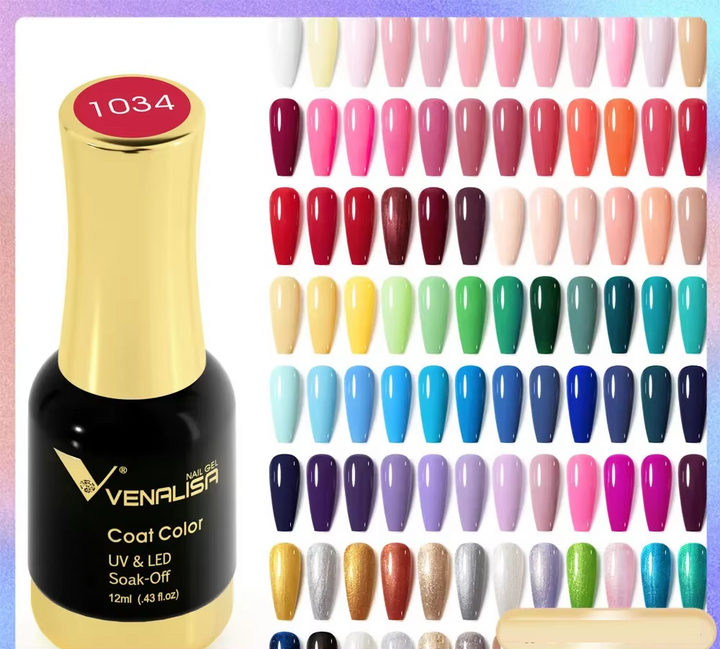 GEL NAIL VARNISH UV LED – LUXURY COLORS 0.41 fl oz-1001-Nora Luxe