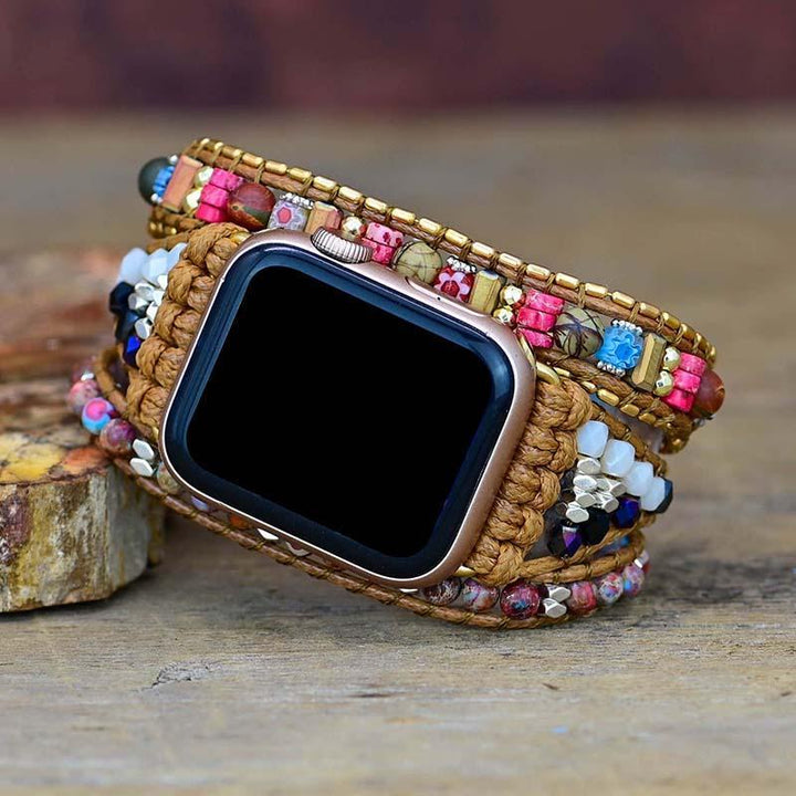 Gemstone Apple Watch Band - Nova-S (5.51-6.30 inches)-Nora Luxe