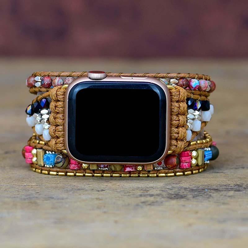 Gemstone Apple Watch Band - Nova-S (5.51-6.30 inches)-Nora Luxe