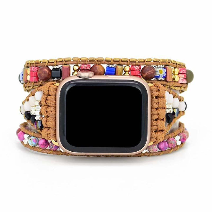 Gemstone Apple Watch Band - Nova-S (5.51-6.30 inches)-Nora Luxe