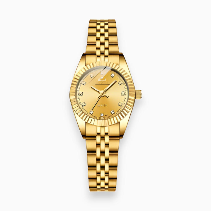 Gemstone Glamour Watch - Aurielle-Gold-Nora Luxe
