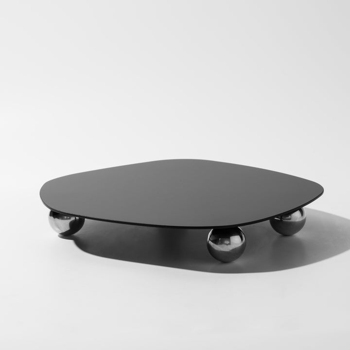 Geometric acrylic tray - For candles and fragrance sticks - Aurelia-Black-Nora Luxe