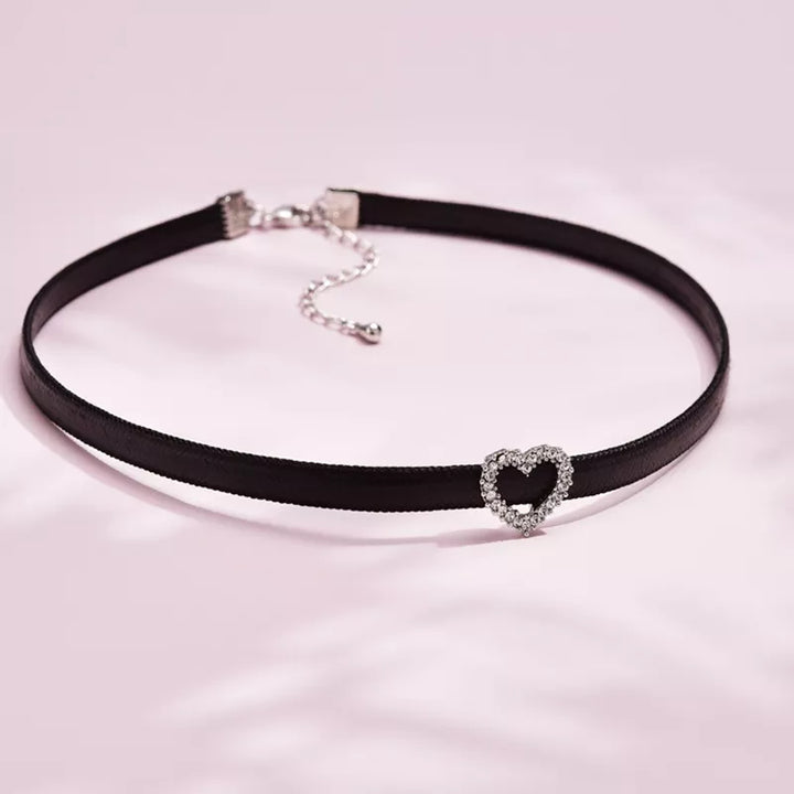 Geometric Crystal Necklace | Elegant Design-HEART-Nora Luxe