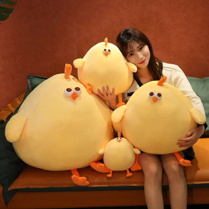 Gigantic Cuddle Chicken - BigChick CuddleBuddy-(9.84 in - 0.33 lbs)-Nora Luxe