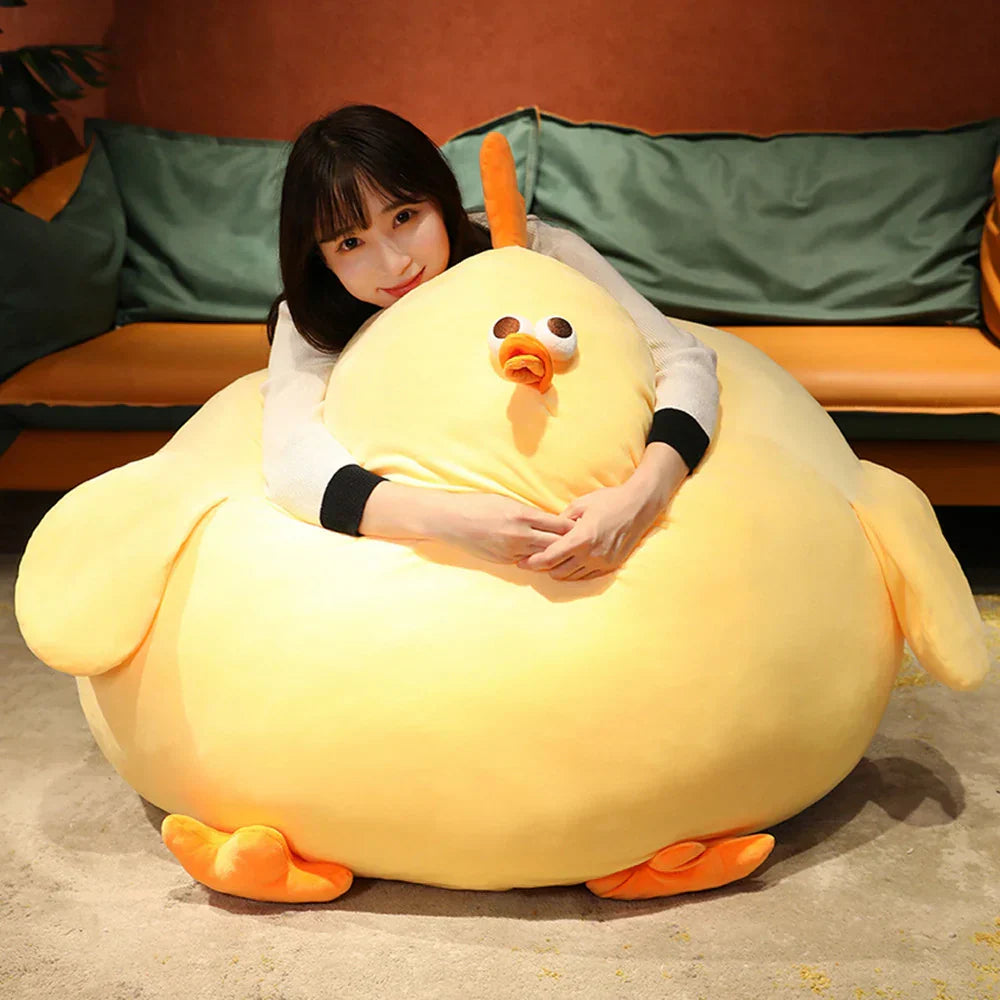 Gigantic Cuddle Chicken - BigChick CuddleBuddy-(9.84 in - 0.33 lbs)-Nora Luxe