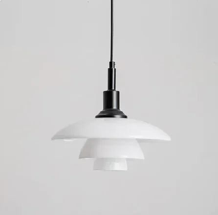 Glass Decorative Lamp - AuroraGlow-Hanger (Black)-Nora Luxe