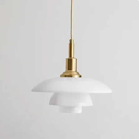 Glass Decorative Lamp - AuroraGlow-Hanger (Gold)-Nora Luxe