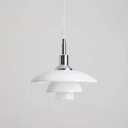 Glass Decorative Lamp - AuroraGlow-Hanger (Silver)-Nora Luxe